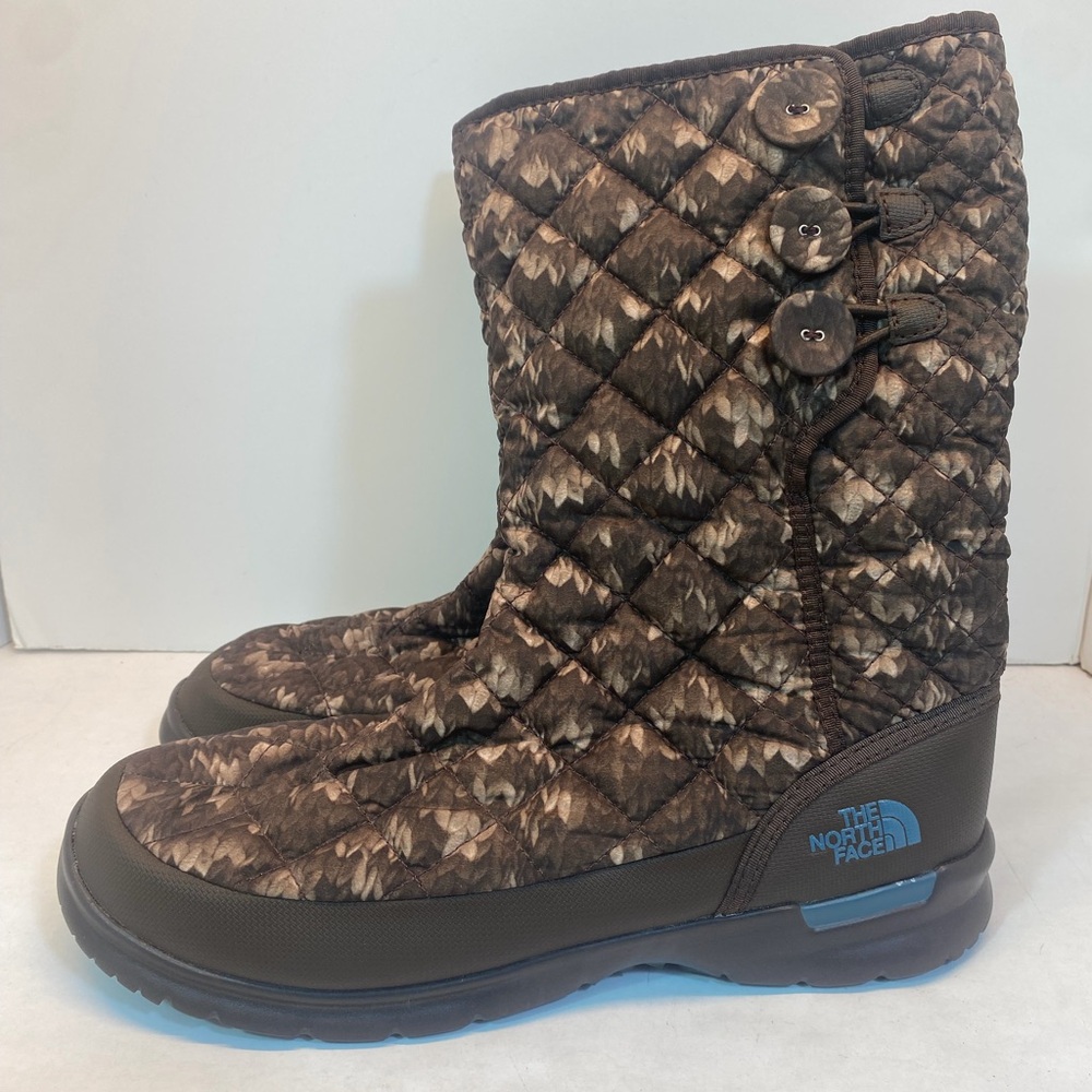The North Face Quilted Camo Pattern Boots Size 11